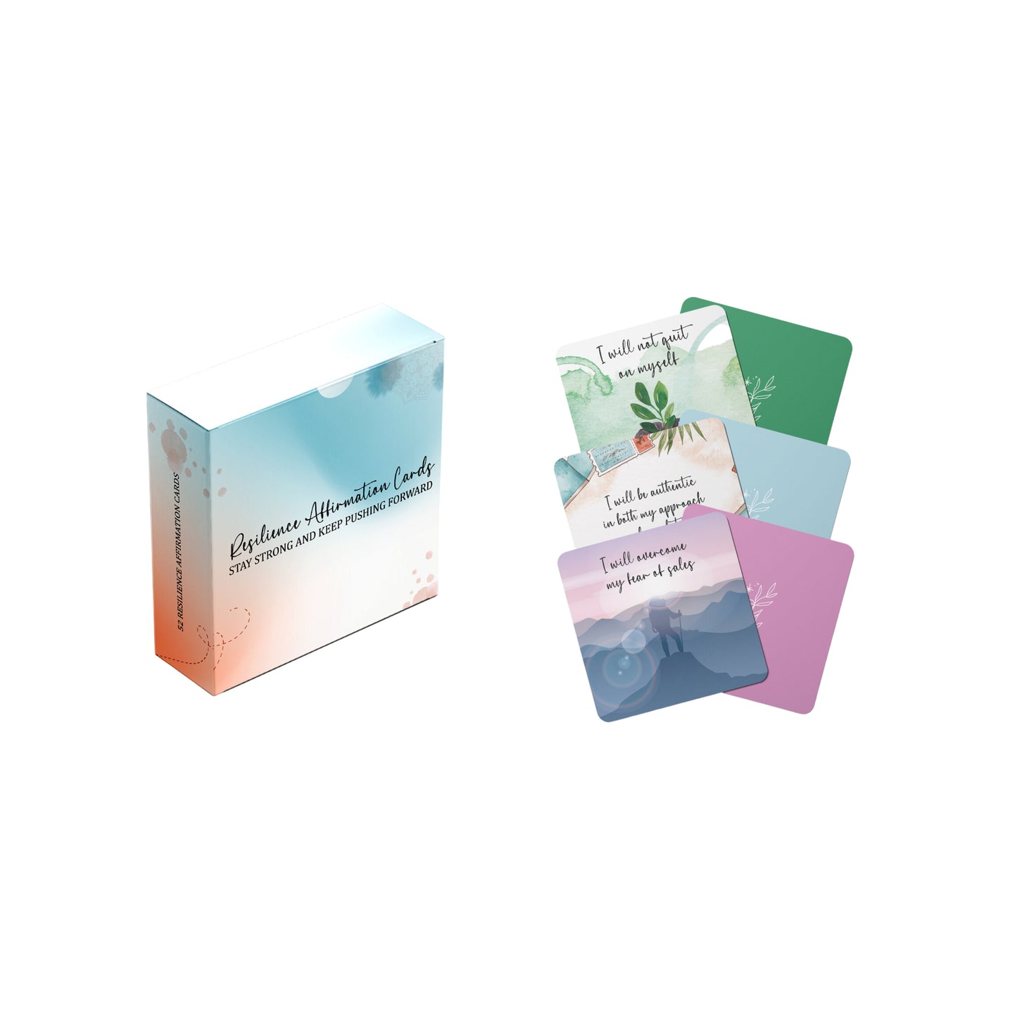 Resilience - 57 Positive Affirmation Cards for Entrepreneurs - Bulk Gifting