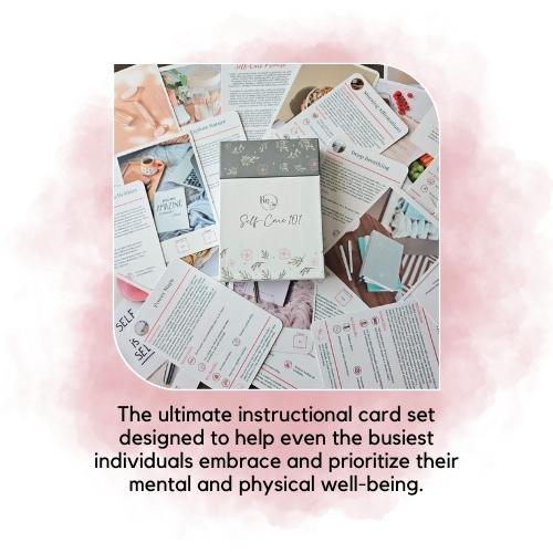Self-Care 101 Instructional Cards