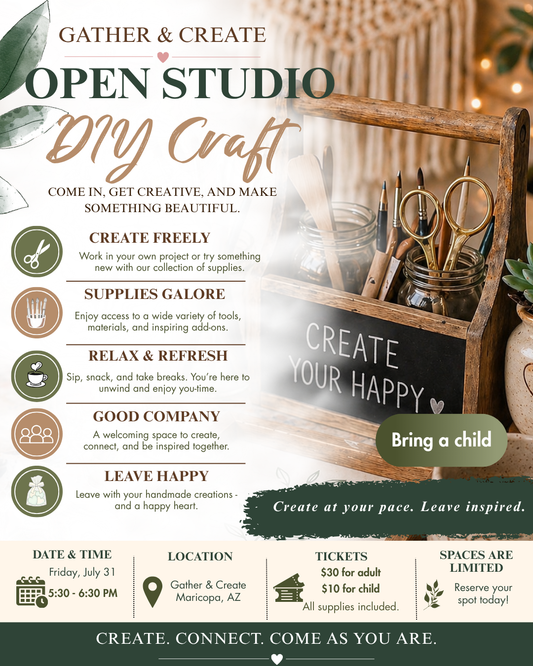 Open Studio - DIY Craft (Family Session)