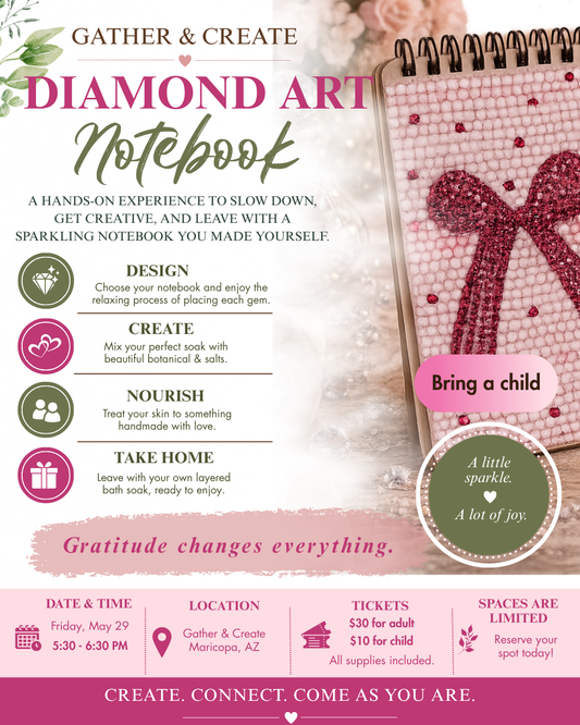 Diamond Art Notebook (Family Session)