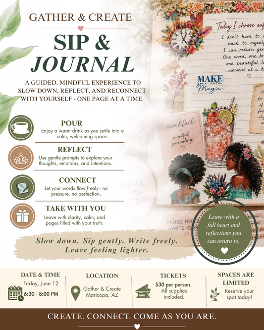 Sip & Journal (Solo Session)
